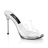 4 1/2 Inch Sexy High Heel Prom Shoe Stiletto Heel Clear