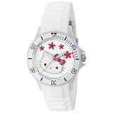 Women White Watch, Hello Kitty Simmons Jewelry White Rubber Strap White Dial Womens Watch