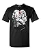 Shop4Ever® Two Face Marilyn Monroe Skeleton T-shirt Blonde Bombshell Shirts