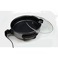 Pizzapfanne Elektro Party -Pfanne multifunktional 36cm Durchmesser 7cm H�he 1500W