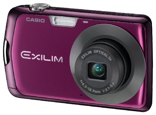 Casio Exilim EX-Z330 Digital Camera - Purple (12.1MP, 3x Optical Zoom) 2.7 inch LCD