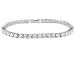 CRISLU Cubic Zirconia (CZ) 5.2 Carat (ctw) Tennis Bracelet in Sterling Silver