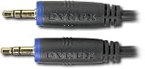 Dynex DX-MP35B - Audio cable - mini-phone stereo 3.5 mm (F) - mini-phone stereo 3.5 mm (M) - 6 ft - black