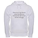Being nice to the librarian.. Hooded Sweatshirt