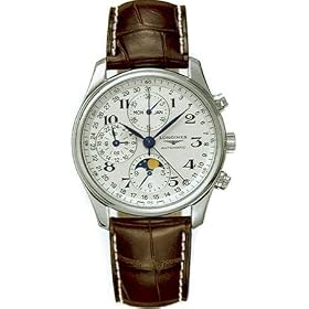 Longines Watches- Longines Master Complications Moonphase Automatic Chronograph Transparent Case... by Longines