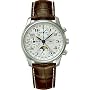 Longines Watches- Longines Master Complications Moonphase Automatic Chronograph Transparent Case Back Men's Watch