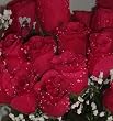 84 Silk Rose Flowers w/Raindrops - Wedding Flowers - Bridal/Floral - Red