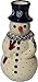 Polish Pottery Snowman Candlestick Holder From Zaklady Ceramiczne Boleslawiec #1409-174a Classic Pattern, Height: 6.3