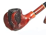 Pear Wood Hand Carved Tobacco Smoking Pipe 