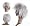 www.frisurentrend.com - Cosplayland - Wild Frisur Silber Igelschnitt Spiky 40cm Kurz Show Naruto Per�cke