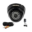 VideoSecu 1UC Video 420L 1/3" Sony CCD Weatherproof Armor VandalProof 28 Infrared Leds CCTV Night Vision Security IR Surveillance Camera with Audio Microphone 50ft cable and free surveillance Decal