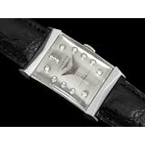 1956 LONGINES Mens Vintage Watch - 14K White Gold & Diamonds