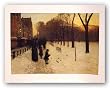 Boston Common at Twilight, 1885-86 by Childe Hassam 8.25"x12" Art Print Poster