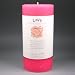 6 x 3 Crystal Journey Herbal Magic Reiki Charged Pillar Candle, Love