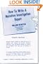 How to Write a Narrative Investigation Report (4th Ptg.)