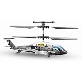 Viefly Blackhawk 3Ch Military Rc Micro Helicopter With Gyro (Assorted Color)