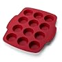 KitchenAid Silicone Red 12-Cup Mini Muffin Pan