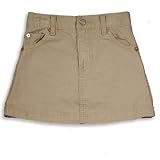 Gold Rush - Girls Twill Skirt, Tan