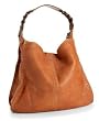 Lucky Brand Jeans Braided-Leather Strap Hobo Bag