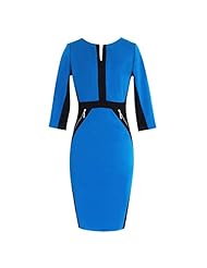 Colorblocking Cocktail Cotton/Nylon/Spandex Club Dress/Evening Dress/Party Dress/Tunic 