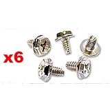 6 Computer PC Case PCI Card Mounting Motherboard Screws