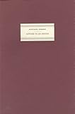Letters to an editor : Montague Summers to C.K. Ogden