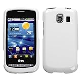 MyBat LG Vortex Phone Protector Cover - Solid Ivory White