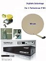 P 85 dig. Satanlage 1 TN 90 HQ beige TF 5050 CI schwarz
