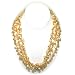 HinsonGayle Triple Strand Ultra-Luster Pink Keshi Pearl Necklace 18 inches