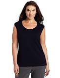 Jones New York Women's Plus-Size Scoop Neck Shell Sweater