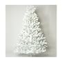 FL-1588-6FT | CHRISTMAS TREE ARTIFICIAL 6FT LUXURY WHITE MIXED BRANCHES SIMPLE 3 PIECE CONSTRUNCTION