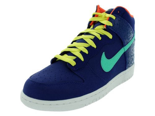 Nike Dunk High Dp Ryl Bl/Crystl Mnt/Elctrc Yl Basketball Shoes 11 Men US On Sale