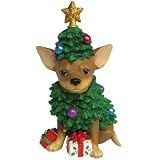 Aye Chihuahua Christmas Tree Figurine Aye Chihuahua Christmas Tree Figurine