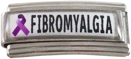 Fibromyalgia Medical ID Alert Italian Charm for Bracelet