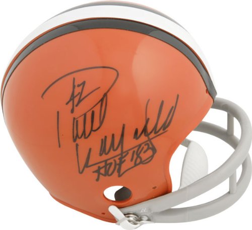 Mounted Memories Cleveland Browns Paul Warfield Signed Mini Helmet