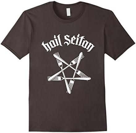 Men's Hail Seitan Go Vegan T Shirts Medium Asphalt