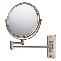 Mirror Image Br. Nickel Double Arm 13" extension 5X/1X - 7 3/4"