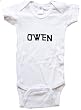 OWEN / Hurry Up - Name-series - White Or Blue Onesie / Baby T-shirt