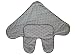 GoBaby Teddy Toes Lite Fleece Blanket with Feet, Size 1 (0-6 months), Lavender Hearts