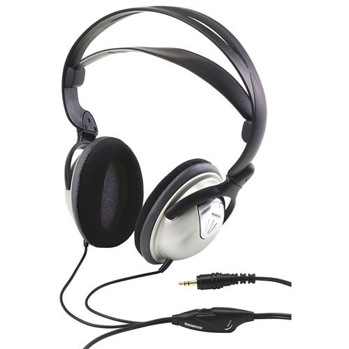 Hama Thomson HED441N HiFi Stereo-Kopfh&ouml;rer inkl. Lautst&auml;rkeregelung - 5m Kabel