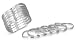 6 in 1 Laser Cut Stackable Rings Sterling Silver