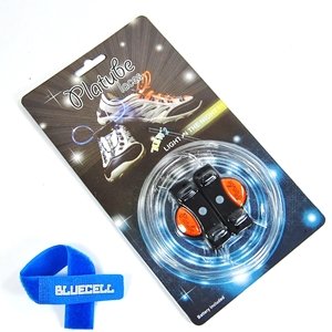 Bluecell Orange Color LED Light Party Shoelaces 
