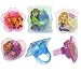 Lip Gloss Rings - 8 Vending Machine Toys - Party Favors