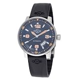 GV2 by Gevril Mens 4009R Stadium Automatic Stainless Steel Rubber Strap Watch by GV2 Gevril
