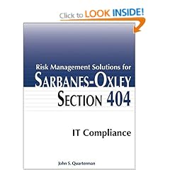 Risk Management Solutions for Sarbanes-Oxley Section 404 IT Compliance