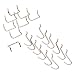 Lochwandhaken-Sortiment, StorePlus System M , 20 chrom, Pack mit 20 St�ck, verchromt