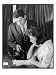Boss and His Secretary Poring Over Papers Stretched Canvas Poster Print