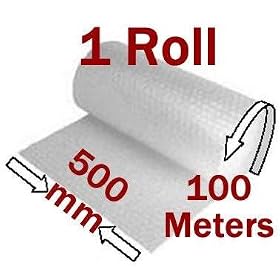 500mm x 100M Bubble Wrap Fast Free Delivery