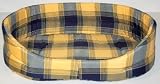 Eigenschaften WILMA Heimtierprodukte  / Hundebett Gelb-Blau kariert in 10 Größen #2074