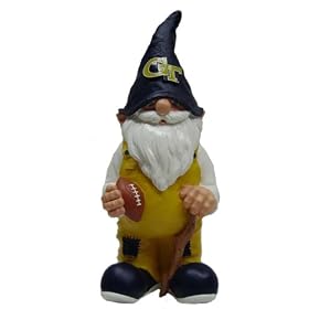 Georgia Tech 11 Inch Garden Gnome by Garden Gnomes